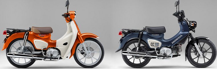 honda super cub 110 dan cross cub 110